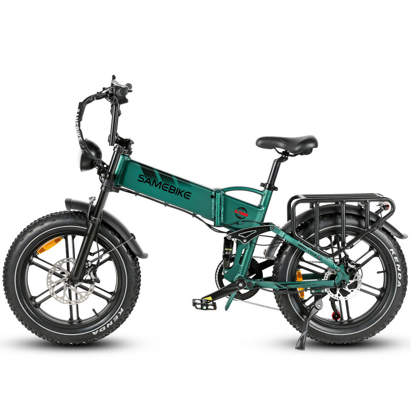 Bicicleta eléctrica Samebike RS A02 20 pulgadas 1200W 45Km h 48V 17AH Verde