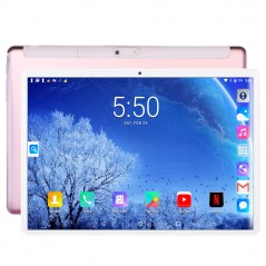 BDF S10 Tablet PC 10.1 Inch Quad Core Android EU Plug Pink