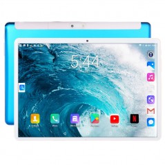 BDF S10 Tablet PC 10.1 Inch Quad Core Android EU Plug Blue