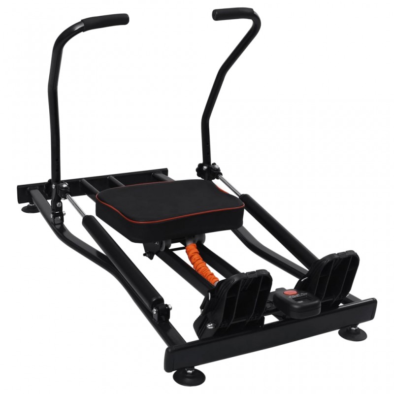 Rower with 4 levels of hydraulic resistance