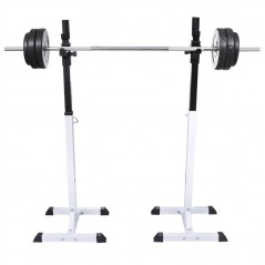 Barbell Squat Rack with Dumbbell and Dumbbell Set 30.5 kg