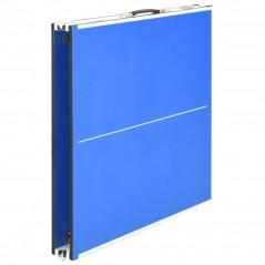 Mesa de pingue-pongue de 5 pés com rede 152x76x66 cm Azul