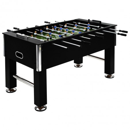 Football Table Steel 60 kg 140x74.5x87.5 cm Black