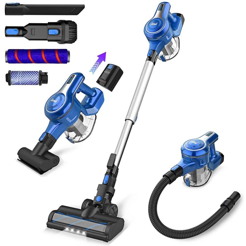INSE S6 Blue Cordless Handheld Vacuum Cleaner