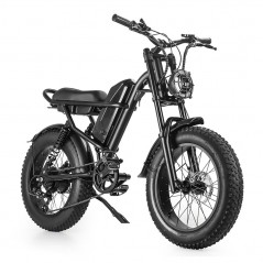Bicicleta elétrica Z8 20*4.0 pneu gordo 48V 500W motor 15Ah bateria