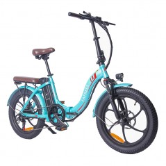 FA FREES F20 Pro elektromos kerékpár 20 hüvelykes 25 km/h 36V 18AH 250W - kék