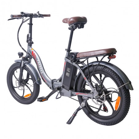 FA FREES F20 Pro Elektrofahrrad 20 Zoll 25 km/h 36 V 18 Ah 250 W – Grau