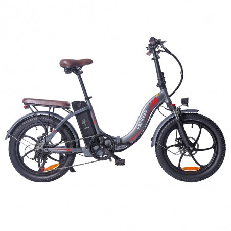 FA FREES F20 Pro Elektrofahrrad 20 Zoll 25 km/h 36 V 18 Ah 250 W – Grau