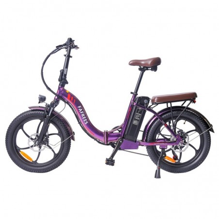 FA FREES F20 Pro Elektrofahrrad 20 Zoll 25 km/h 36 V 18 Ah 250 W – Lila