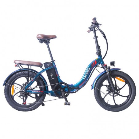 FA FREES F20 Pro Elcykel 20 tum 25Km/h 36V 18AH 250W - Deep Blue