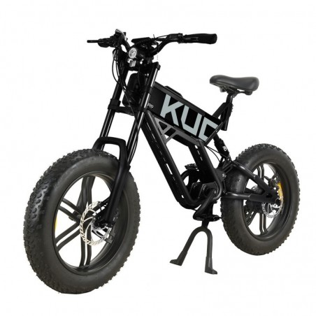 KUGOO T01 20 Tommer Elcykel 48V 500W 38Km/t 13Ah Sort