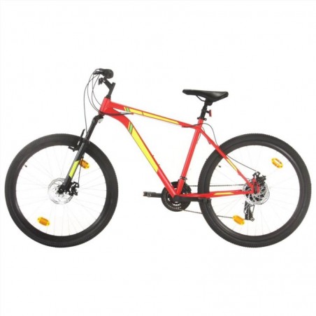 Mountain Bike 21 Speed 27.5 inch Wheel 42 cm Red