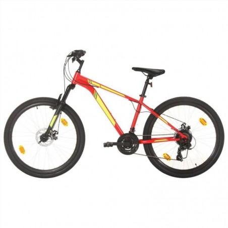 MTB 21 Gang 27,5 Zoll Rad 38 cm Rot