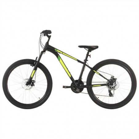 Mountain Bike 21 Speed 27.5 inch Wheel 38 cm Black