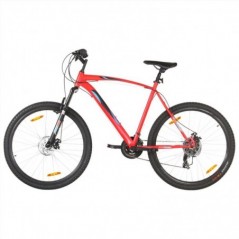 VTT 21 vitesses 29 pouces roue 53 cm cadre rouge