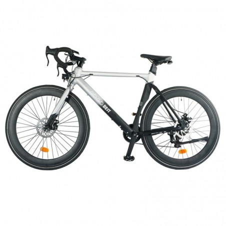 GOGOBEST R2 Vélo de ville électrique 700C 36V 9.6AH 32Km/h 250W Moteur Argent