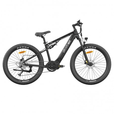 Bicicleta eléctrica GOGOBEST GM27 48V 350W Motor central negro