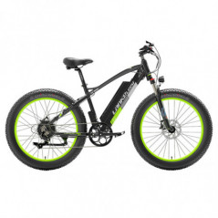 Bicicleta Electrica LANKELEISI XC4000 48V 1000W Motor Verde