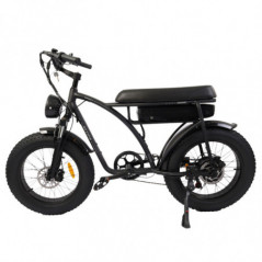 BEZIOR XF001 Retro Electric Bike 1000W 12.5Ah 48V 20 Inch Black