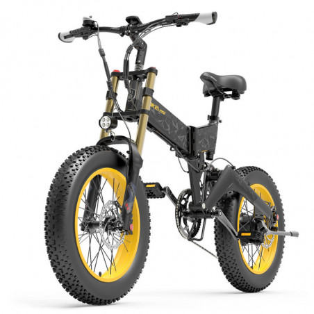 Bicicleta electrica LANKELEISI X3000 Plus 20 inch 1000W 43Km/h 17.5AH - Gri