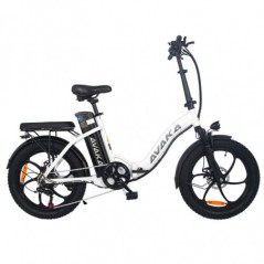 AVAKA BZ20 PLUS elektromos kerékpár 20 hüvelykes 500W 25KM/H 48V 15AH fehér