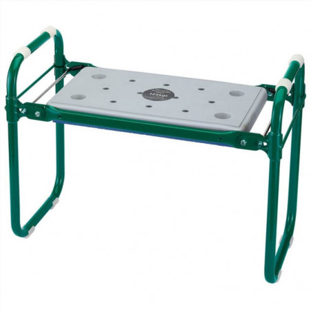 Draper Tools Asiento plegable para jardín/arrodillador hierro verde 64970