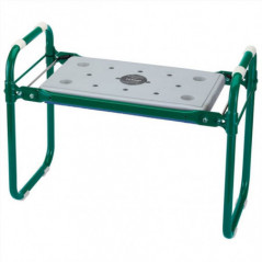 Draper Tools Folding Garden Seat / Kneeler Iron Green 64970