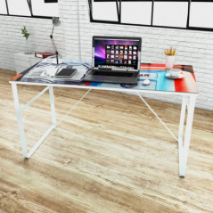 Unique rectangular desk