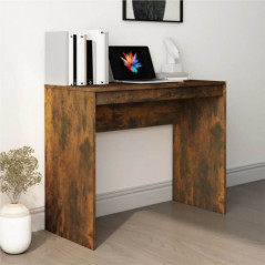 Desk Smoked Oak 90x40x72 cm Engineered Wood