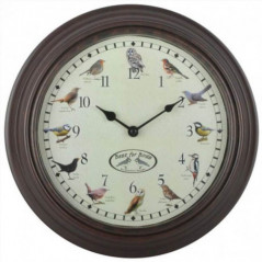 Horloge Design Esschert avec Birdsounds