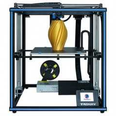 Impressora 5D industrial Tronxy X330SA Pro 330X400X3mm Azul