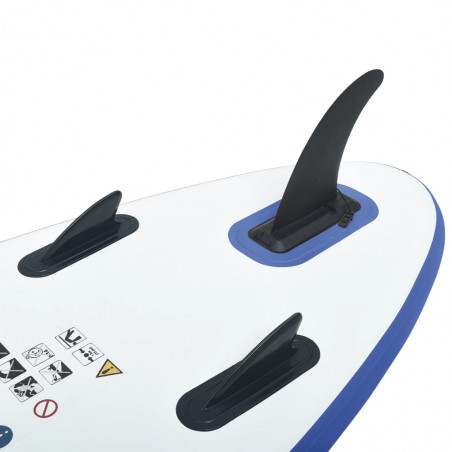 Paddle gonflable haute qualité avec accesoires Bleu et Blanc