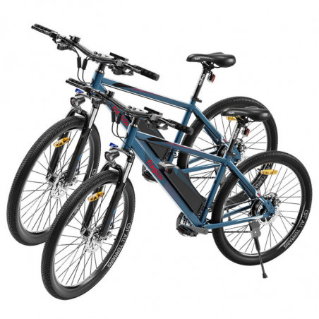 2PCS ELEGLIDE M1 Vélo Électrique 27.5 Pouces 25Km/h 7.5Ah 250W Bleu Foncé