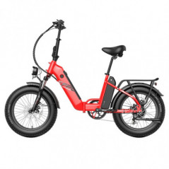 FAFREES FF20 Polar E-Bike 40Km/h 500W 48V 20.8Ah Doble Batería Rojo