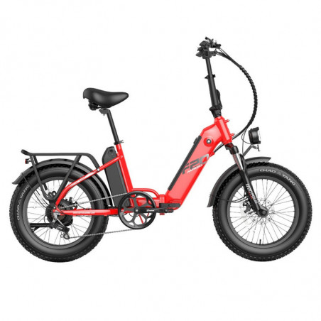 FAFREES FF20 Polar E-Bike 40Km/h 500W 48V 20.8Ah Doble Batería Rojo