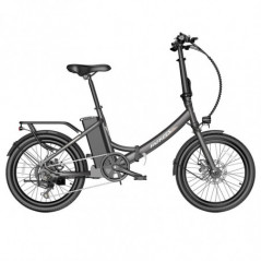 FAREES F20 Bicicleta eléctrica ligera 20 pulgadas 250W 36V 14.5AH 25Km/h Velocidad Negro