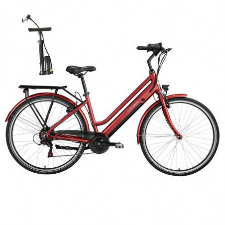 Bicicleta Elétrica GOGOBEST GM28 36V 350W Motor Vermelho