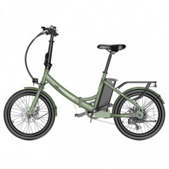 FAREES F20 Bicicleta eléctrica ligera 20 pulgadas 250W 36V 14.5AH 25Km/h Velocidad Verde