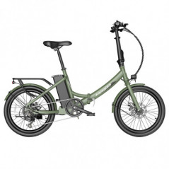 FAREES F20 Bicicleta eléctrica ligera 20 pulgadas 250W 36V 14.5AH 25Km/h Velocidad Verde