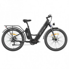 Bicicletă electrică GOGOBEST GF850 500W Motor mijlociu 32Km/h 2*10.4AH Negru