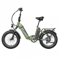 Bicicleta electrică Polar FAFRES FF20 40Km/h 500W 48V 10.4AH Baterie dublă Verde