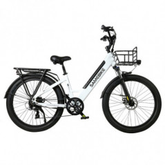 Bicicleta eléctrica Samebike RS-A01 26 pulgadas 750W batería 14AH blanca