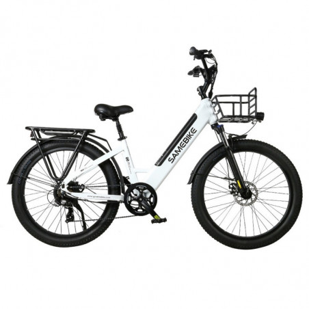 Elektrokolo Samebike RS-A01 26" 750W, baterie 14AH bílá