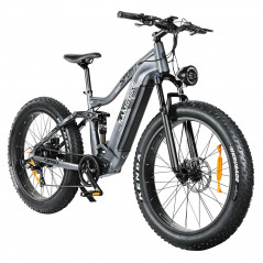 Bicicleta Elétrica Samebike RS-A08 750W 48V 17AH 35Km/H Cinza