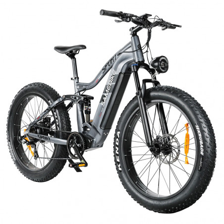 Bicicletta elettrica Samebike RS-A08 750W 48V 17AH 35Km/H grigia