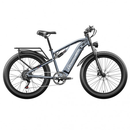 Bicicleta Eléctrica Shengmilo MX06 blanca 26 pulgadas 500W 42Km/H 17.5Ah