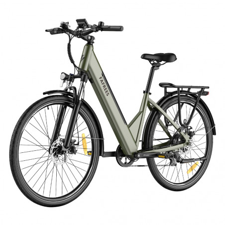 Bicicletă electrică FAFREES F28 Pro 27,5*1,75 inci Anvelope pneumatice verde