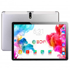 BDF M107 10.1 Inch 4G LTE Tablet With Leather Case Silver