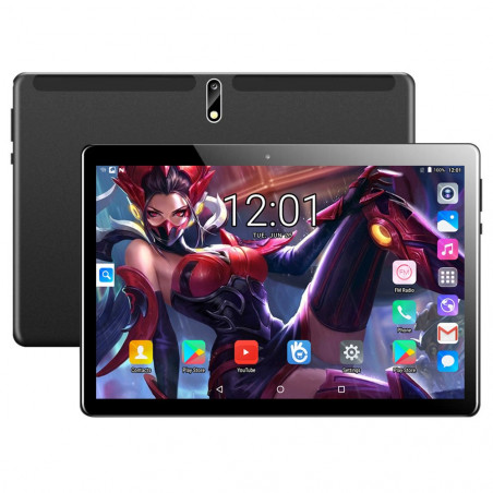 BDF M107 10.1 Inch 4G LTE Tablet For Kids Octa Core Black