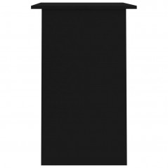 Czarne biurko 90X50x74 cm z płyty wiórowej